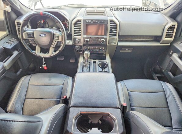 1FTFW1RG8JFD33382 2018 FORD F150 Black Vista del salpicadero