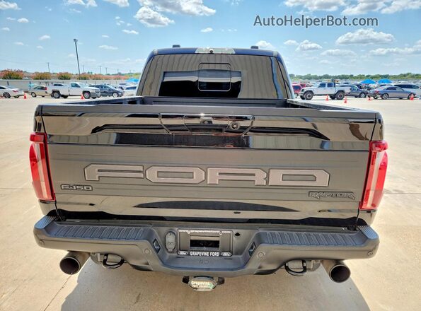 1FTFW1RG9RFB52464 2024 FORD F150 Black Rear view