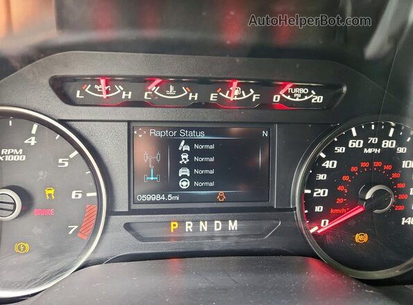 1FTFW1RGXKFA76159 2019 FORD F150 White Widok zestawu wskaźników