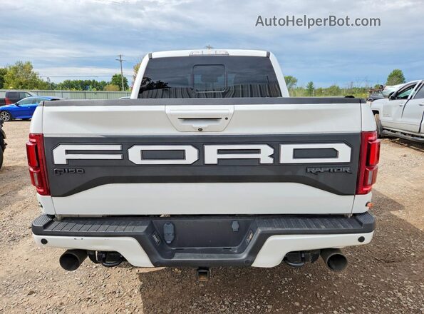 1FTFW1RGXKFA76159 2019 FORD F150 White Widok z tyłu