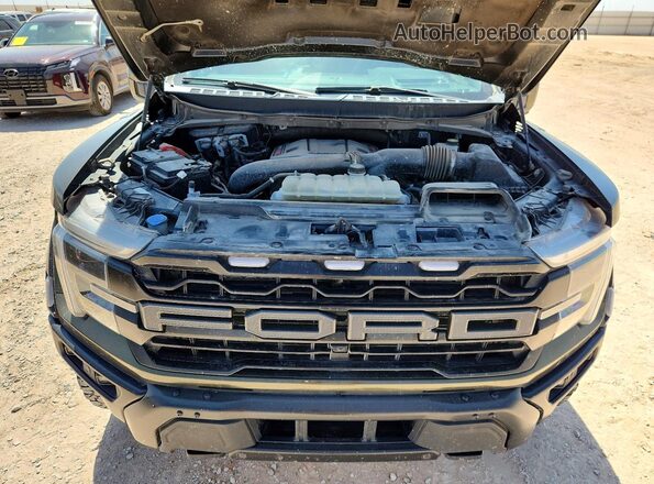 1FTFW1RGXRFA43270 2024 FORD F150 Green Widok wnętrza z tyłu