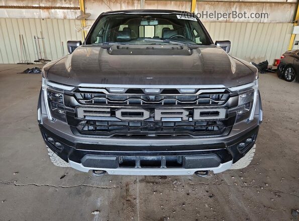 1FTFW1RGXRFA88404 2024 FORD F150 Gray Widok z przodu