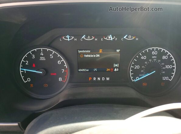 1FTFW1T53PKD83355 2023 FORD F150 White Widok zestawu wskaźników