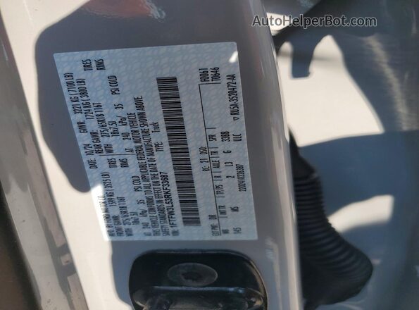1FTFW3L53RKF33687 2024 FORD F150 Белый Вид подкапотного пространства