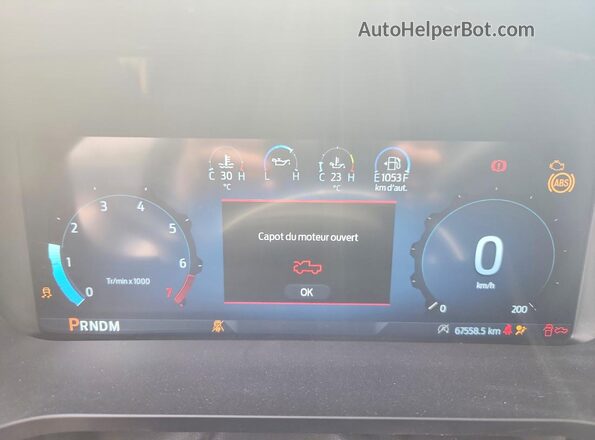 1FTFW3L82RKD34849 2024 FORD F150 White Instrument cluster view