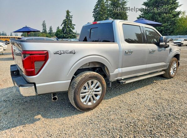 1FTFW3L87RKE63279 2024 FORD F150 Silver უკანა მარჯვენა