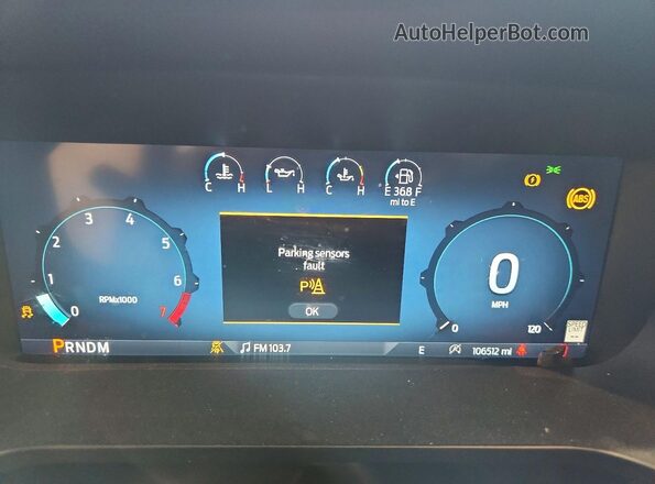 1FTFW3L88RFA03945 2024 FORD F150 Gray Vista del cuadro de instrumentos
