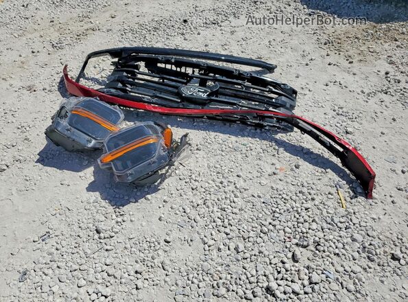 1FTFW3L88RKF04518 2024 FORD F150 Red Vista del compartimento del motor