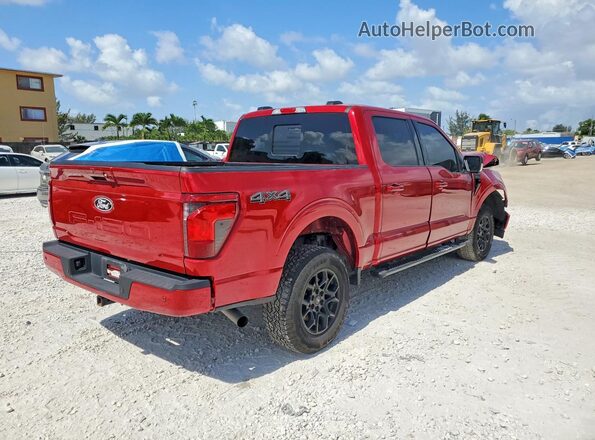 1FTFW3L88RKF04518 2024 FORD F150 Red Trasero derecho