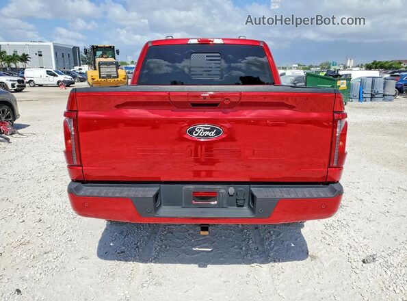 1FTFW3L88RKF04518 2024 FORD F150 Red Vista trasera