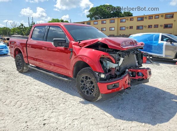 1FTFW3L88RKF04518 2024 FORD F150 Red Delantero derecho