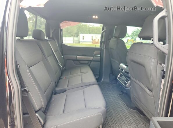 1FTFW3LD4RFC07641 2024 FORD F150 Black Հետևի նստատեղերի տեսք