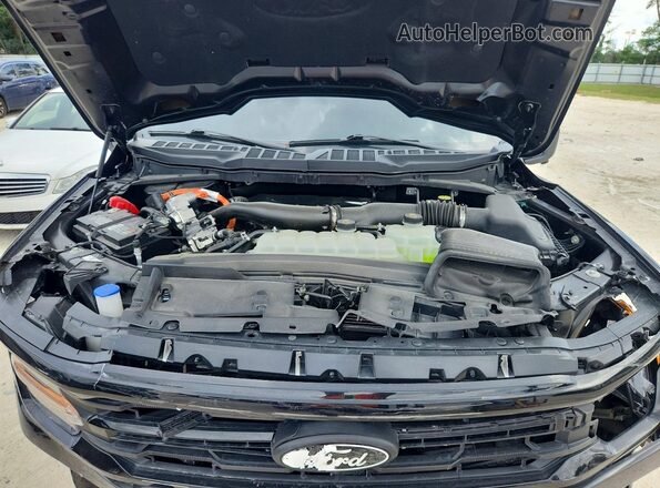 1FTFW3LD4RFC07641 2024 FORD F150 Black Սալոնի հետևի տեսք