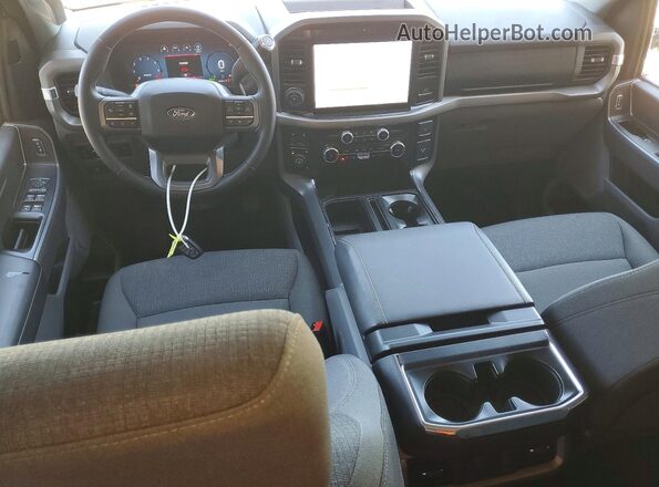 1FTFW3LD4SFC51581 2025 FORD F150 White Вид панелі приладів