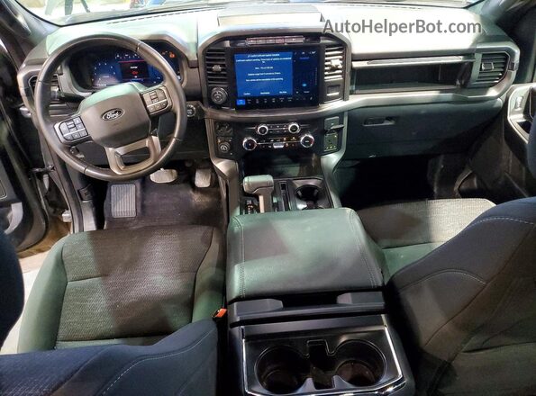 1FTFW3LD8RFA62491 2024 FORD F150 Gray Առջևի վահանակի տեսք