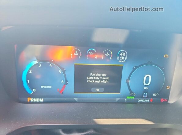 1FTFW3LD9SFB00512 2025 FORD F150 Черный Вид щитка приборов