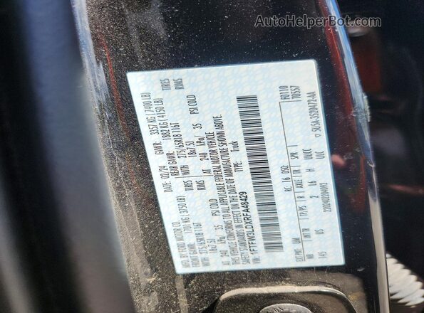 1FTFW3LDXRFA48429 2024 FORD F150 Black ძრავის განყოფილების ხედი
