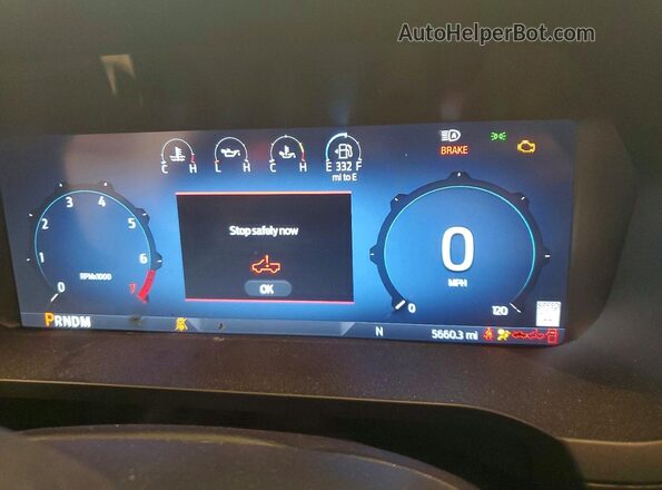 1FTFW3LDXSFC21842 2025 FORD F150 Silver Vista del cuadro de instrumentos