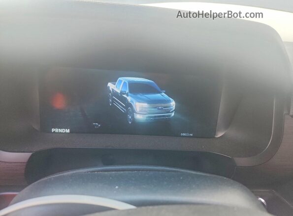 1FTFW4L84SFC32392 2025 FORD F150 Серый Вид щитка приборов