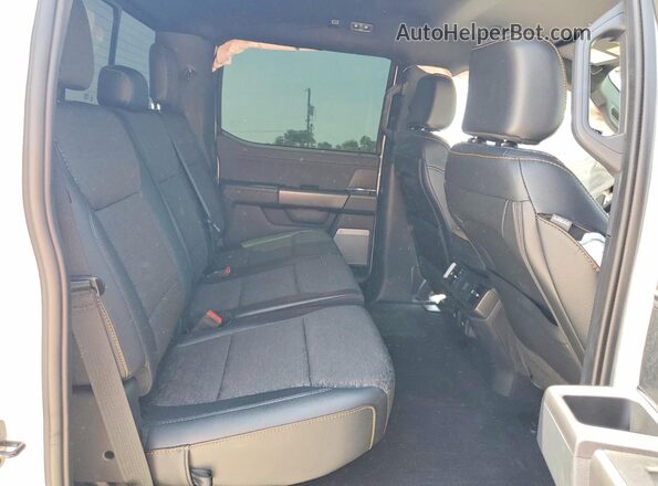 1FTFW4L89SFA02136 2025 FORD F150 White Rear seats view