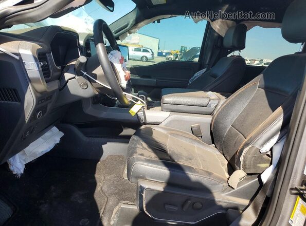 1FTFW5L51RFA56410 2024 FORD F150 Gray Առջևի վահանակի տեսք