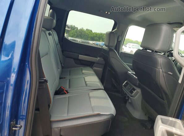 1FTFW5L88SKD06717 2025 FORD F150 Blue Widok tylnych siedzeń