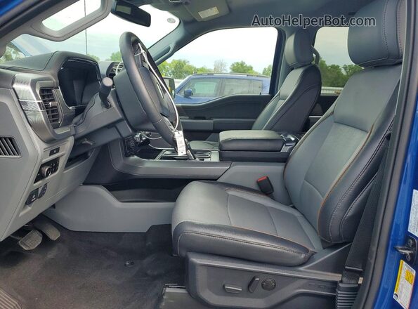 1FTFW5L88SKD06717 2025 FORD F150 Blue Widok wnętrza z przodu