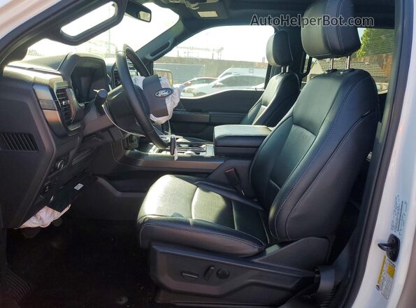 1FTFW5LD7SFB05980 2025 FORD F150 White Widok wnętrza z przodu