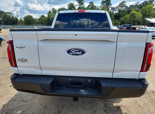1FTFW6L87RFB89950 2024 FORD F150 Белый Вид сзади