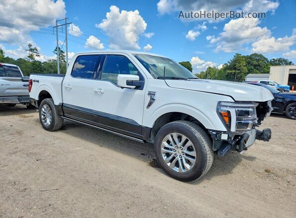 1FTFW6L87RFB89950 2024 FORD F150 Белый Передняя правая четверть