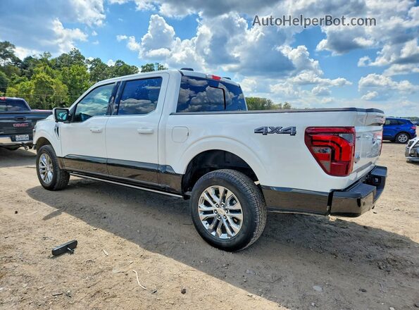 1FTFW6L87RFB89950 2024 FORD F150 Белый Задняя левая четверть