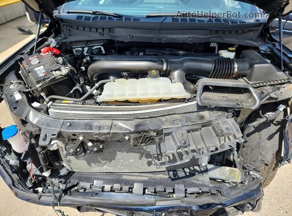 1FTFW7L83RFA74266 2024 FORD F150 Blue Vista interior trasera
