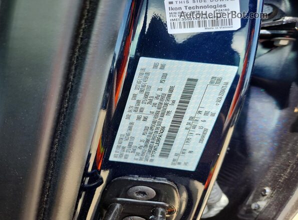 1FTFW7L83RFA74266 2024 FORD F150 Blue Vista de la etiqueta del VIN