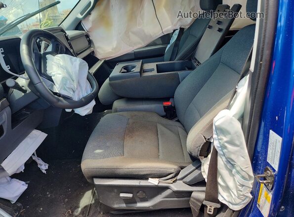 1FTFW7L83RFA74266 2024 FORD F150 Blue Vista interior delantera