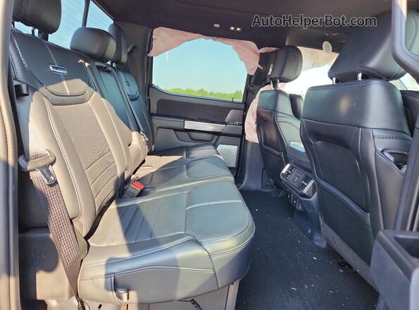 1FTFW7LD3RFB59654 2024 FORD F150 Black Rear seats view
