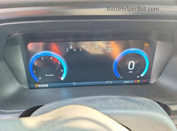 1FTFW7LD3RFB59654 2024 FORD F150 Black Instrument cluster view