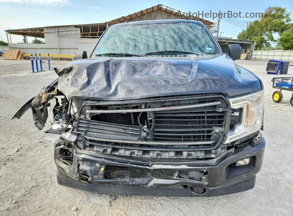 1FTFX1E53JKC93236 2018 FORD F150 Black Դիմացի տեսք