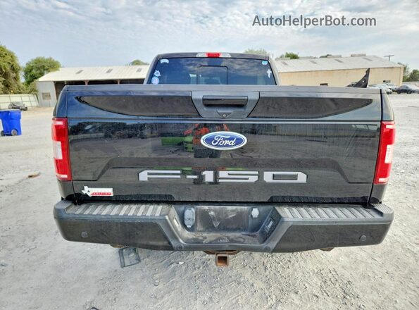 1FTFX1E53JKC93236 2018 FORD F150 Black Հետևի տեսք