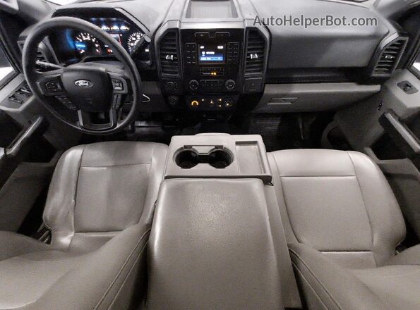 1FTFX1EF4GKD15763 2016 FORD F150 White Widok deski rozdzielczej