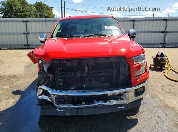 1FTFX1EF7HKC31454 2017 FORD F150 Red Вид спереду