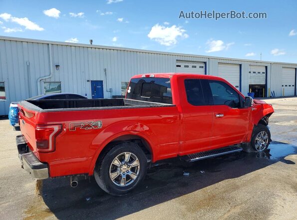 1FTFX1EF7HKC31454 2017 FORD F150 Red Задня права чверть