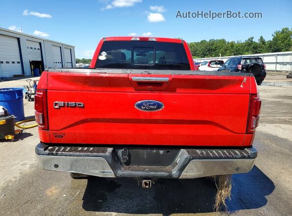 1FTFX1EF7HKC31454 2017 FORD F150 Red Вид ззаду