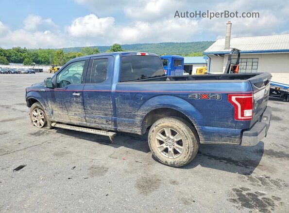 1FTFX1EFXGFD35475 2016 FORD F150 Синий Задняя левая четверть