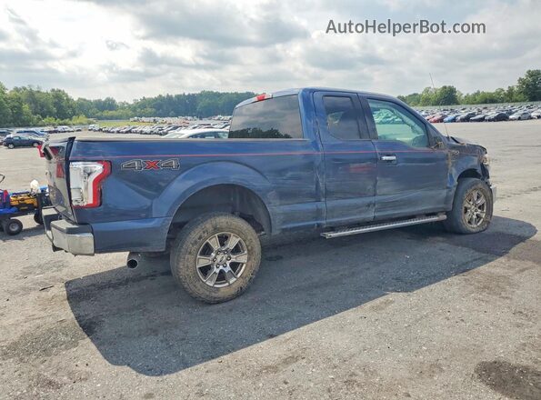 1FTFX1EFXGFD35475 2016 FORD F150 Синий Задняя правая четверть
