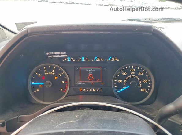 1FTFX1EFXGFD35475 2016 FORD F150 Синий Вид щитка приборов