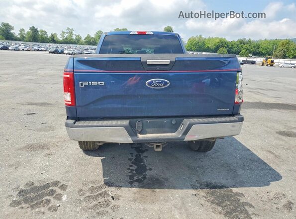 1FTFX1EFXGFD35475 2016 FORD F150 Синий Вид сзади