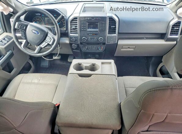 1FTFX1EFXGFD35475 2016 FORD F150 Синий Вид панели приборов