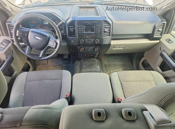 1FTFX1EG2GKF06459 2016 FORD F150 Белый Вид панели приборов