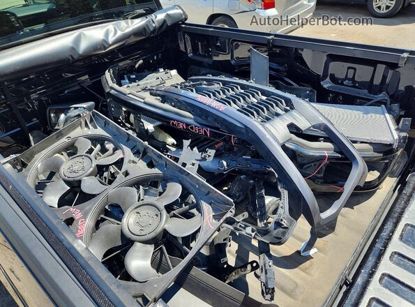 1FTFX2L59SKD61467 2025 FORD F150 Black Vista del compartimento del motor