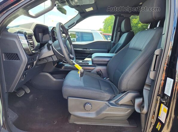 1FTFX2L59SKD61467 2025 FORD F150 Black Vista interior delantera
